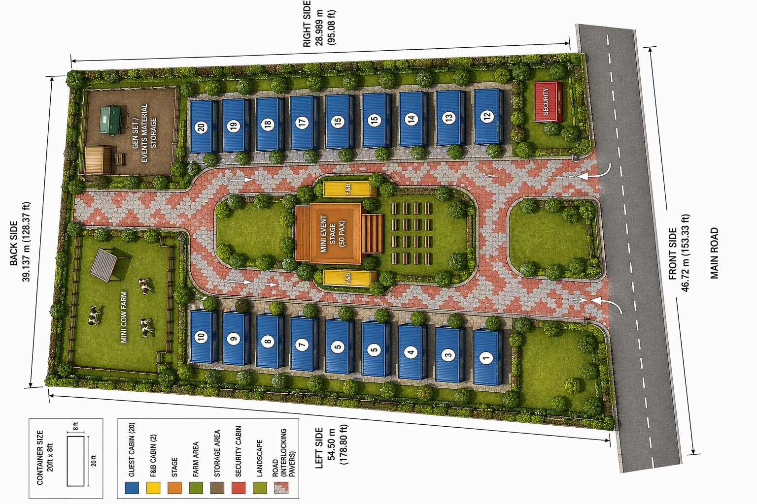 Land Building Layout Upcoming Sites